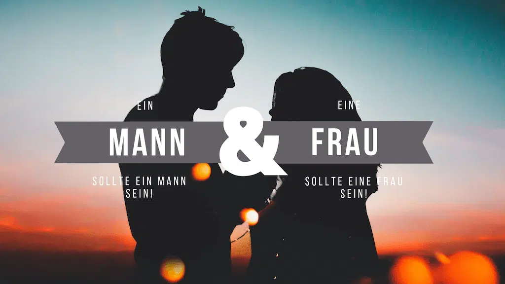 Eine Frau sollte ein Frau sein
