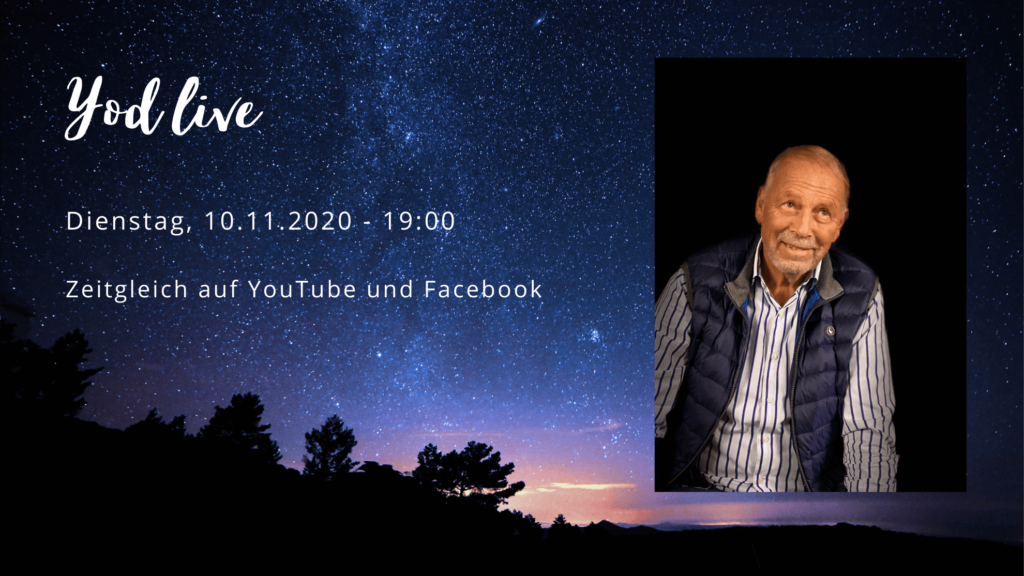 Yod morgen, 10.11.20 um 19:00, live auf YouTube und Facebook 2