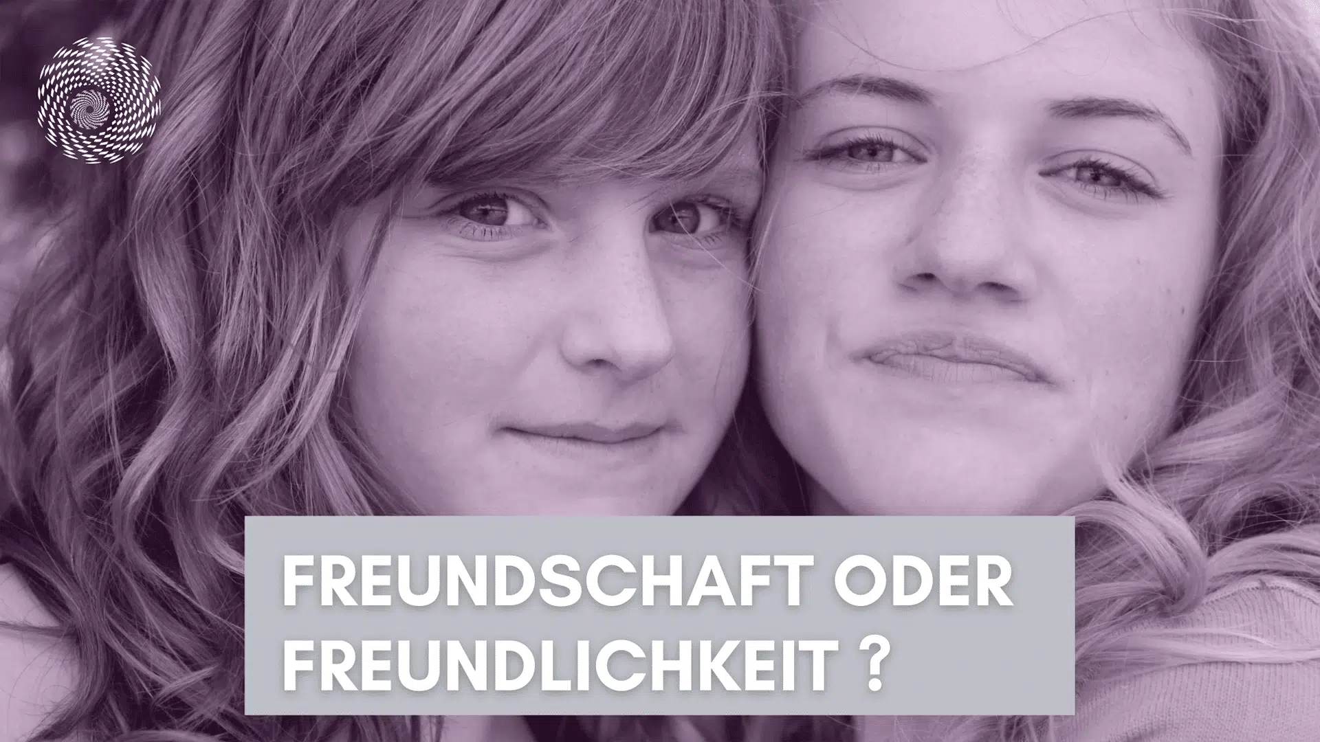Freundschaft oder Freundlichkeit