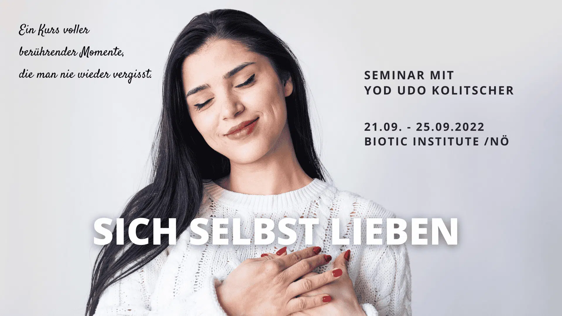 Seminar Sich selbst lieben Erinnerung
